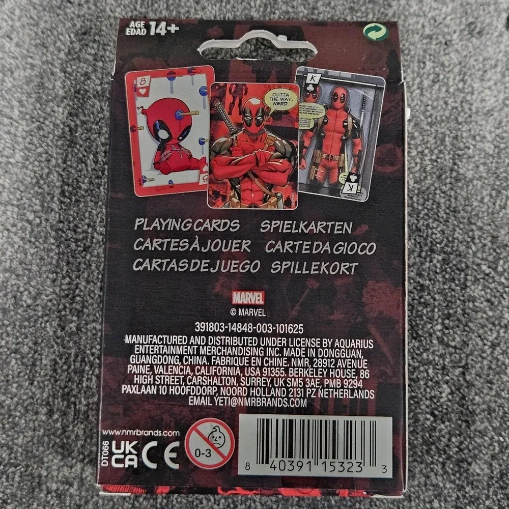Marvel Deadpool Playing Cards 3.5